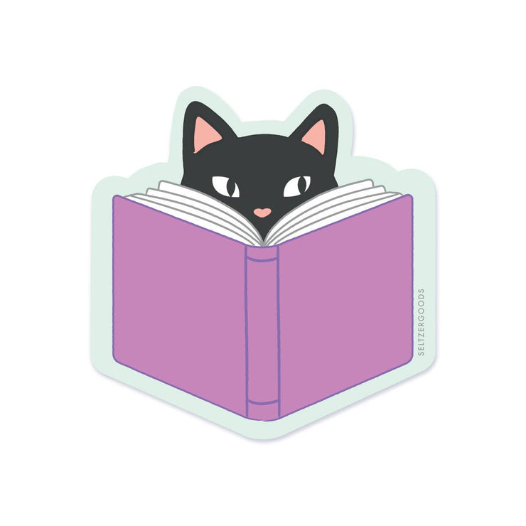 Sticker "Reading Kitten"