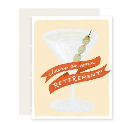 Celebration Card "Retirement Martini"