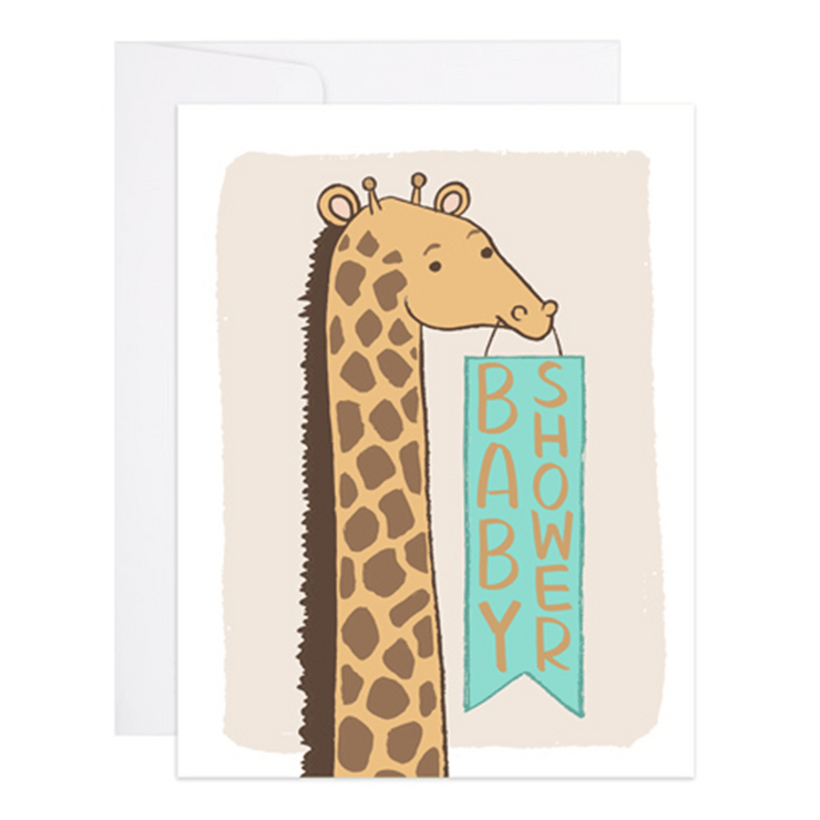Baby Shower Card "Giraffe"