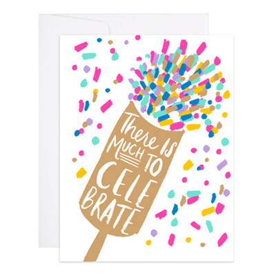 Celebration Card "Party Poppers"