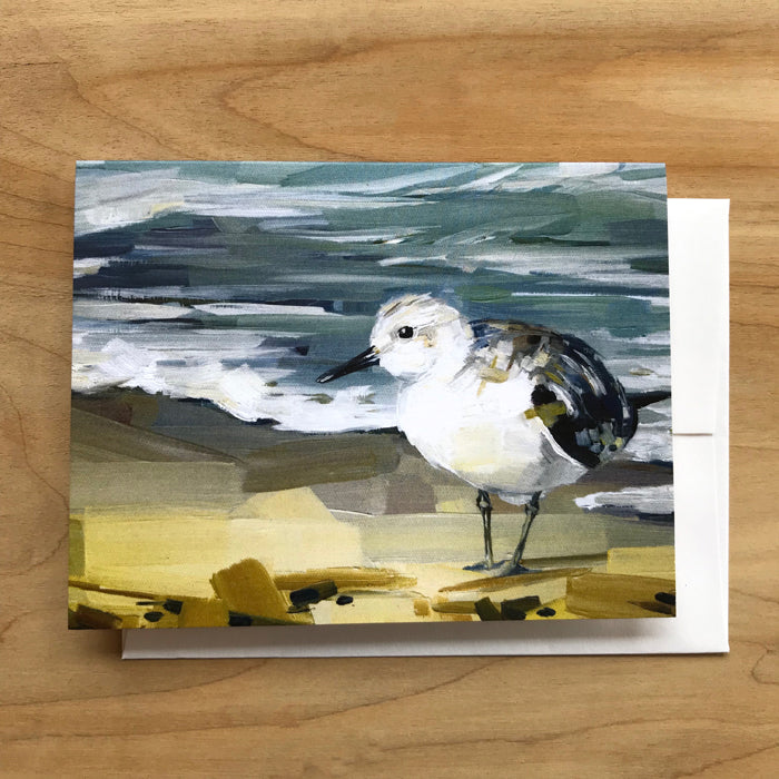 Blank Card "Beach Piper"