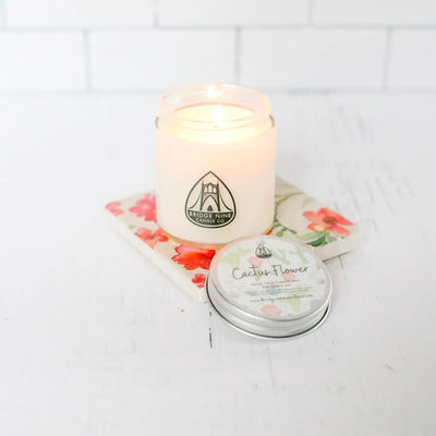 Cactus Flower Candles