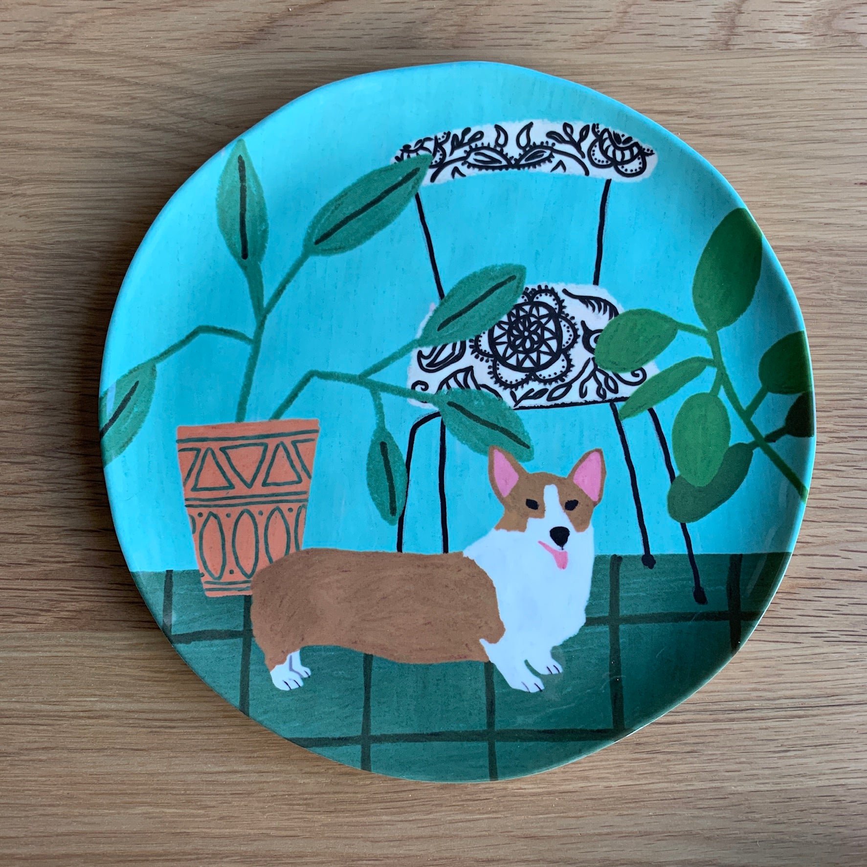 Melamine Dog Plates Dana Herbert Accessories