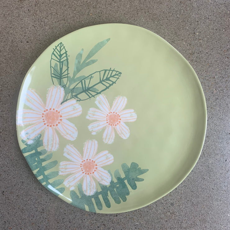 Melamine Floral Plates