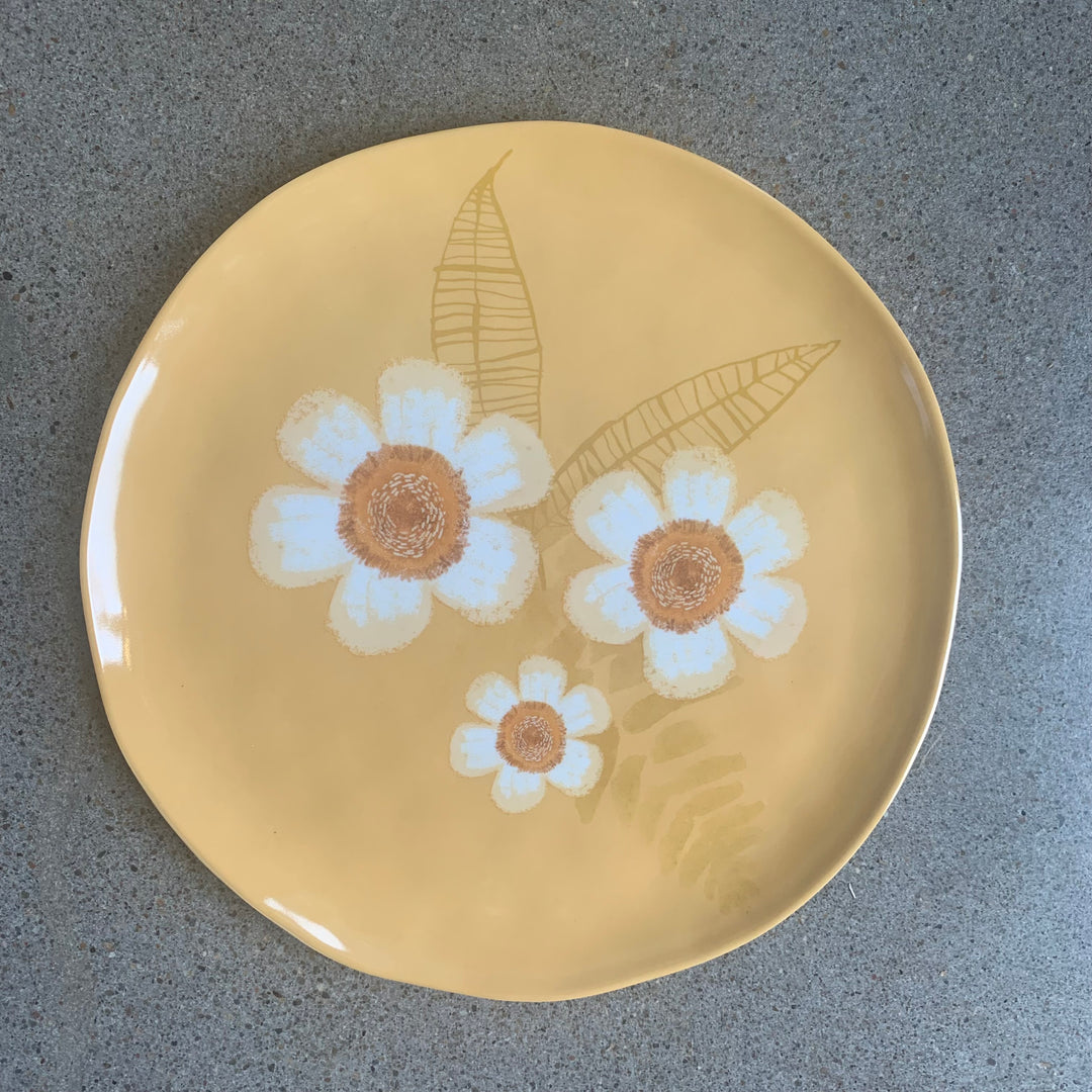 Melamine Floral Plates