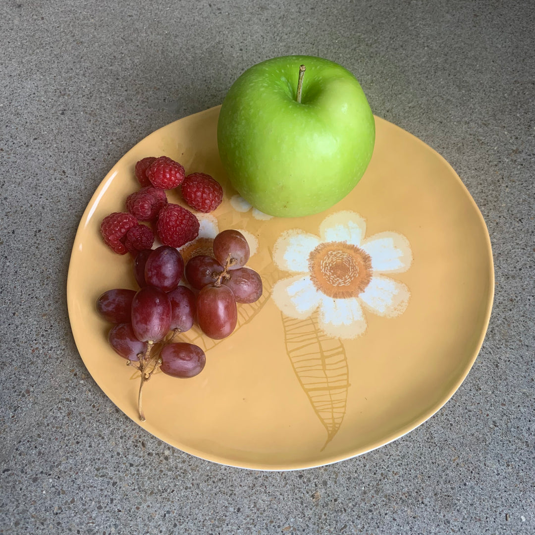 Melamine Floral Plates