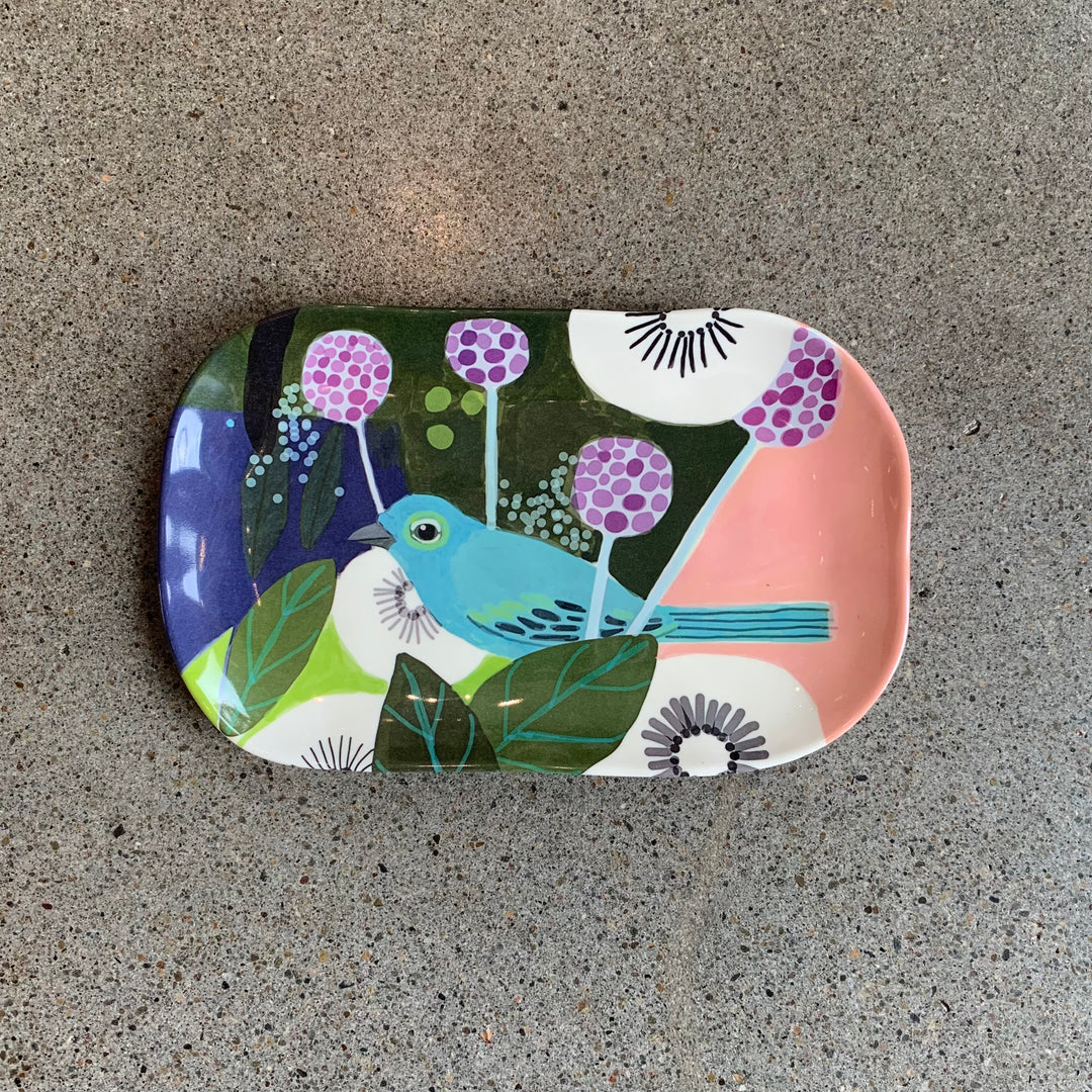 Melamine Bird Trinket Trays