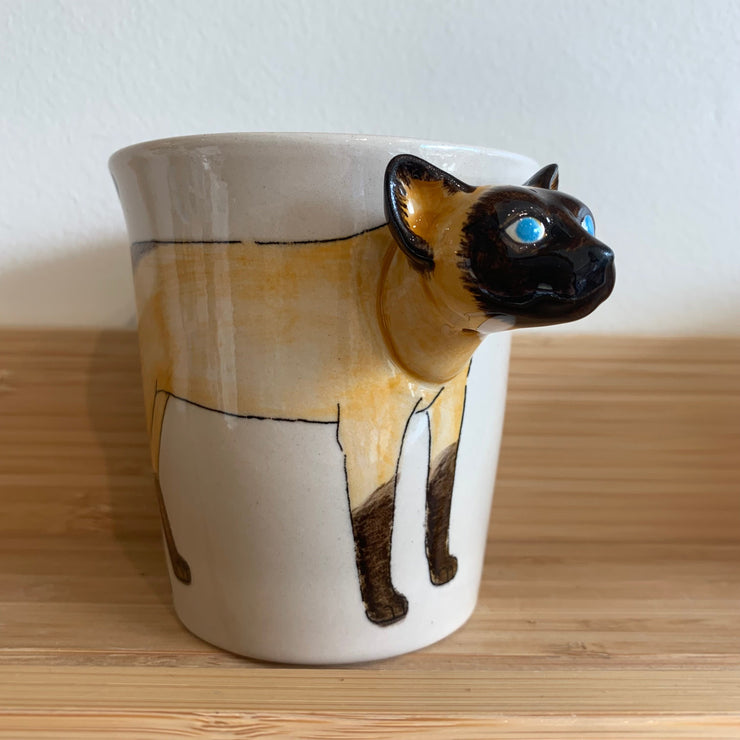 Tazza mug porcellana c/design Happy Cats e manici stampati (720825)