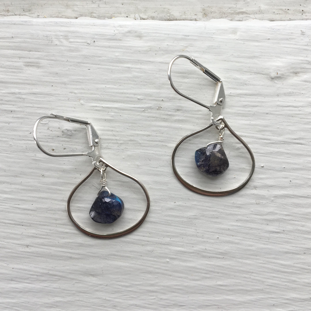 Silver Teardrop Earrings