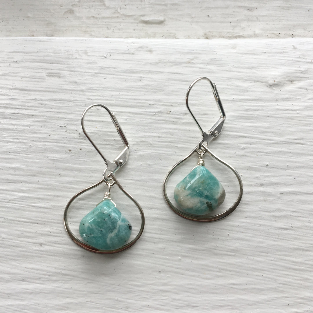 Silver Teardrop Earrings