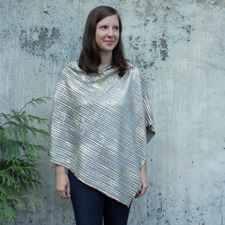 Reflection Knit Poncho