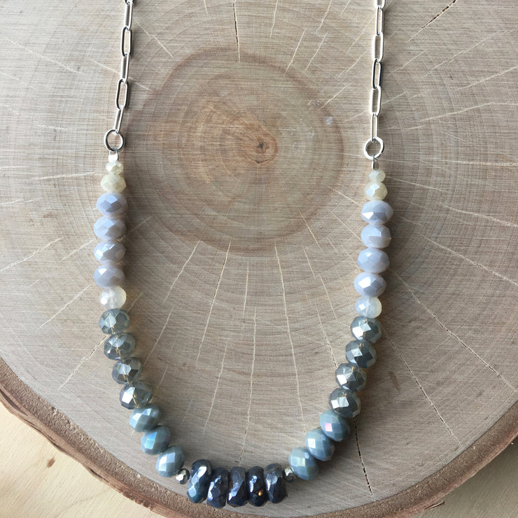 Silver Flex Long Necklace