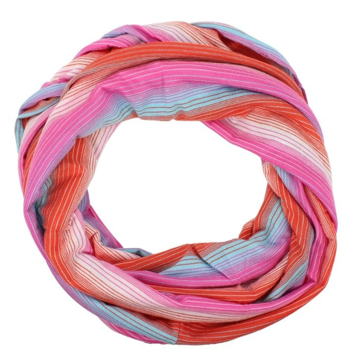 Patterned Jersey Infinity Scarf