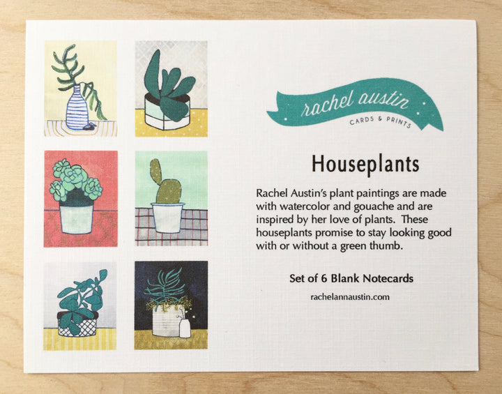 Boxed Blank Cards "Houseplants"