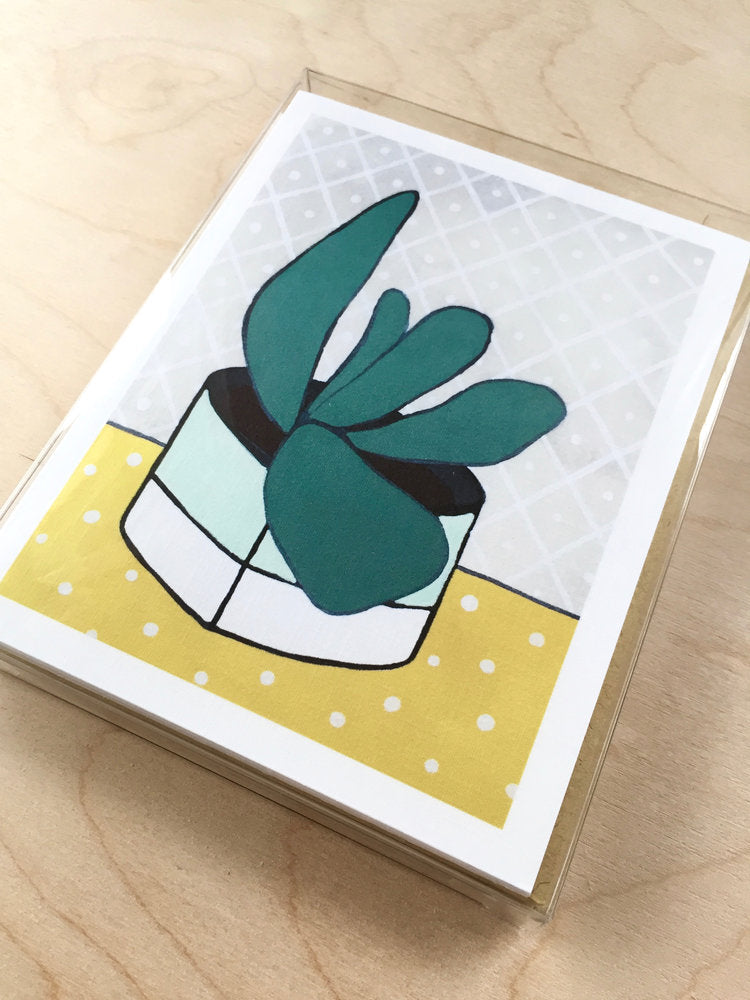 Boxed Blank Cards "Houseplants"