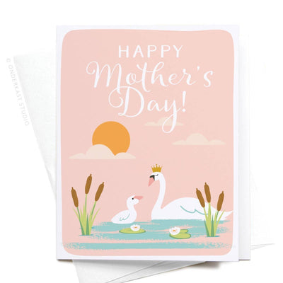 Mothers Day Card "Swan"