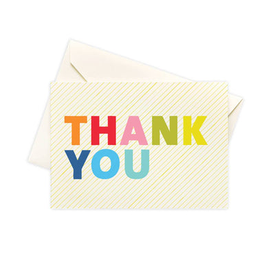 Boxed Thank You Cards "Rainbow"