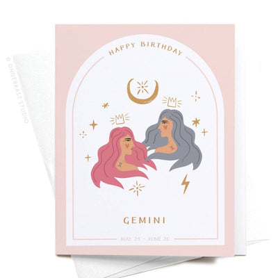 Birthday Card "Zodiac Gemini"