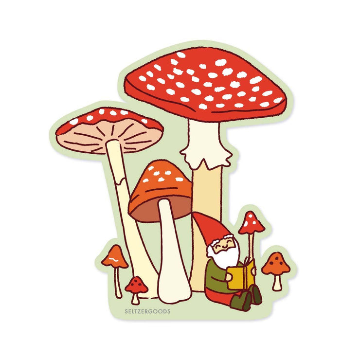 Sticker "Gnome Mushroom"