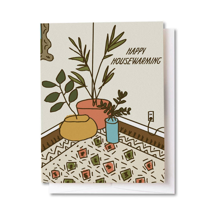 Celebration Card "Housewarming Plants"