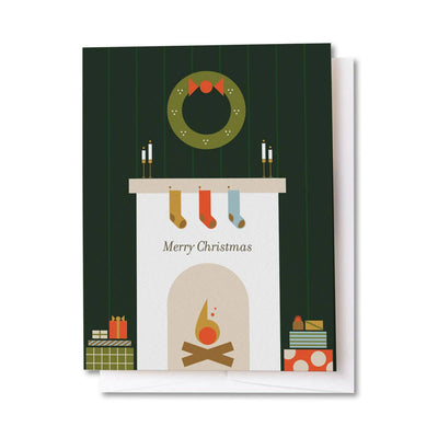 Holiday Card "Christmas Mantle"