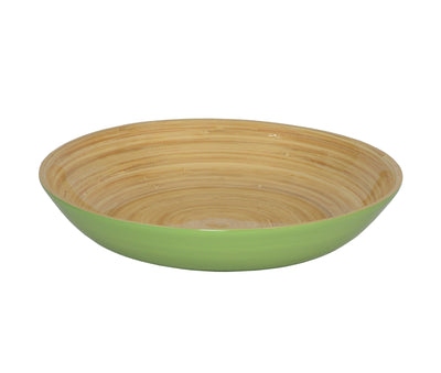 Bamboo Low Serving Bowl