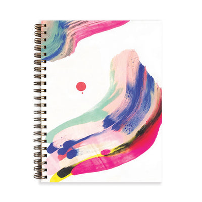 Hand Painted Journal | Candy Swirl