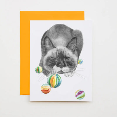 Blank Card "Brutus Bangor (Beefcake) Cat"