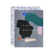 Birthday Card "Hand Painted Carlton"