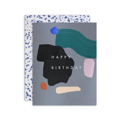 Birthday Card "Hand Painted Carlton"