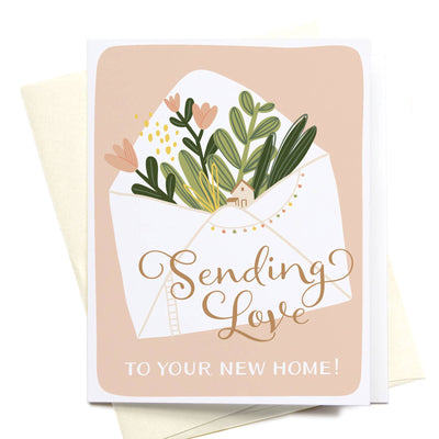Housewarming Card "Sending Love"