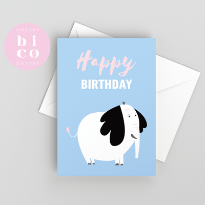 Birthday Card "Elephant"