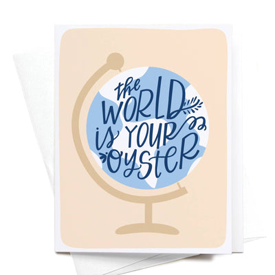 Celebration Card "World is Your Oyster"