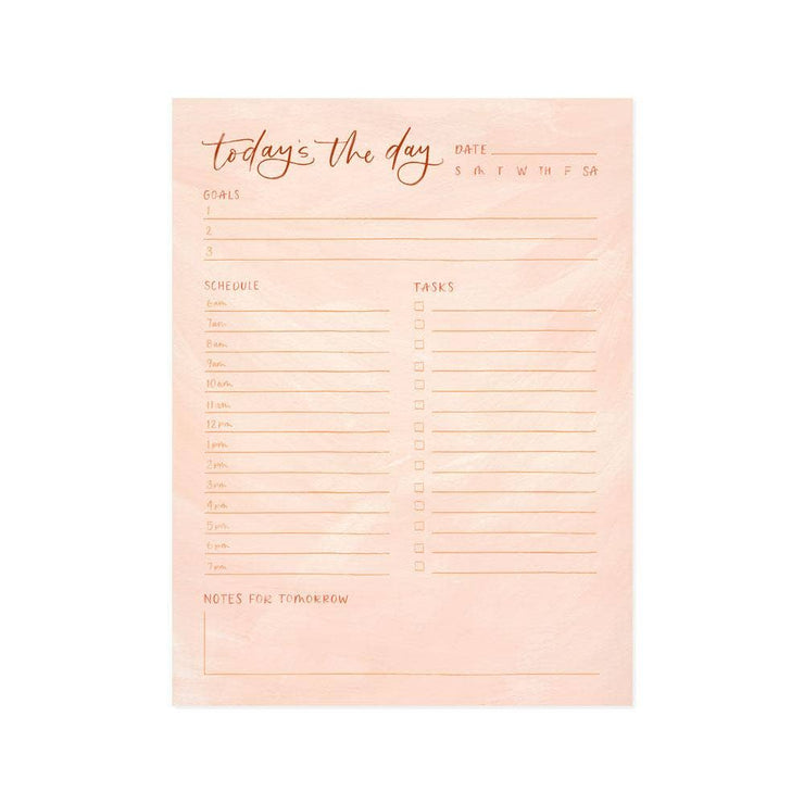 Notepad "Todays the Day"