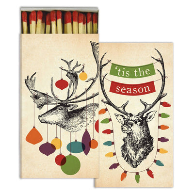 Matches - Christmas Decorated Stags