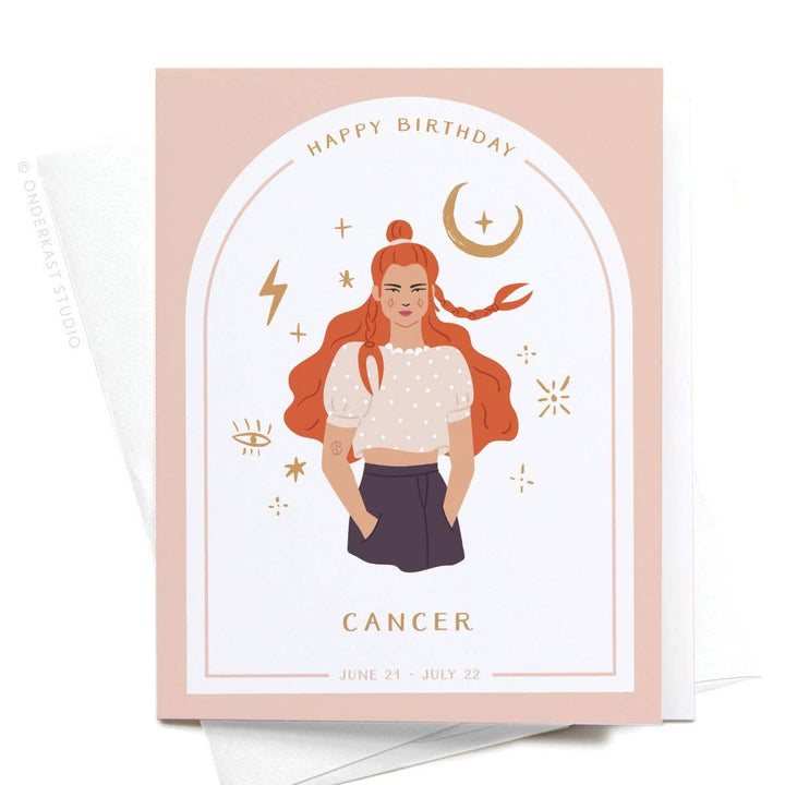 Birthday Card "Zodiac Cancer"