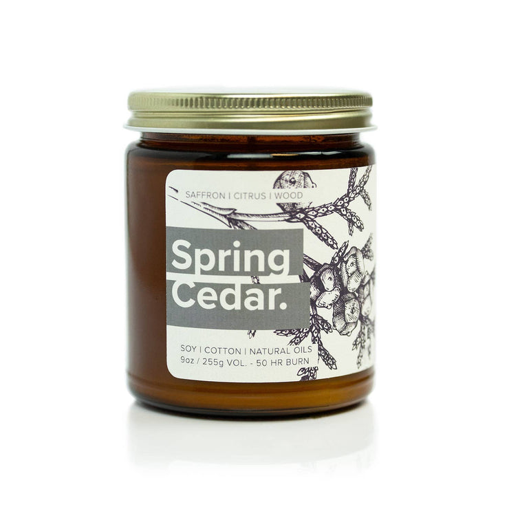 Garden Botanical Candle | Spring Cedar