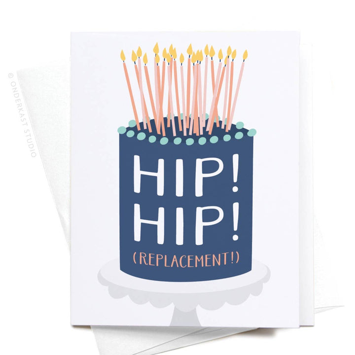 Get Well Card "Hip! Hip! (Replacement)"