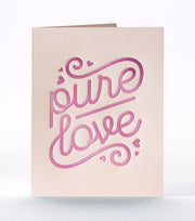 Valentine Card "Pure Love"