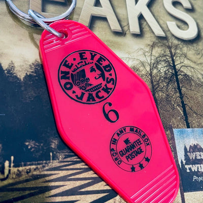 Motel Key Chain - One Eyed Jack's (Twin Peaks)