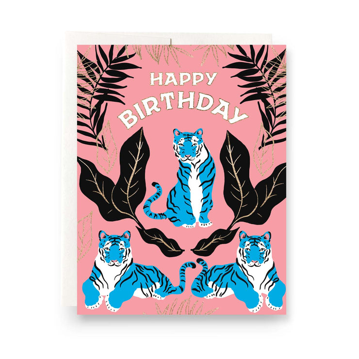 Birthday Card "Pink Tiger"