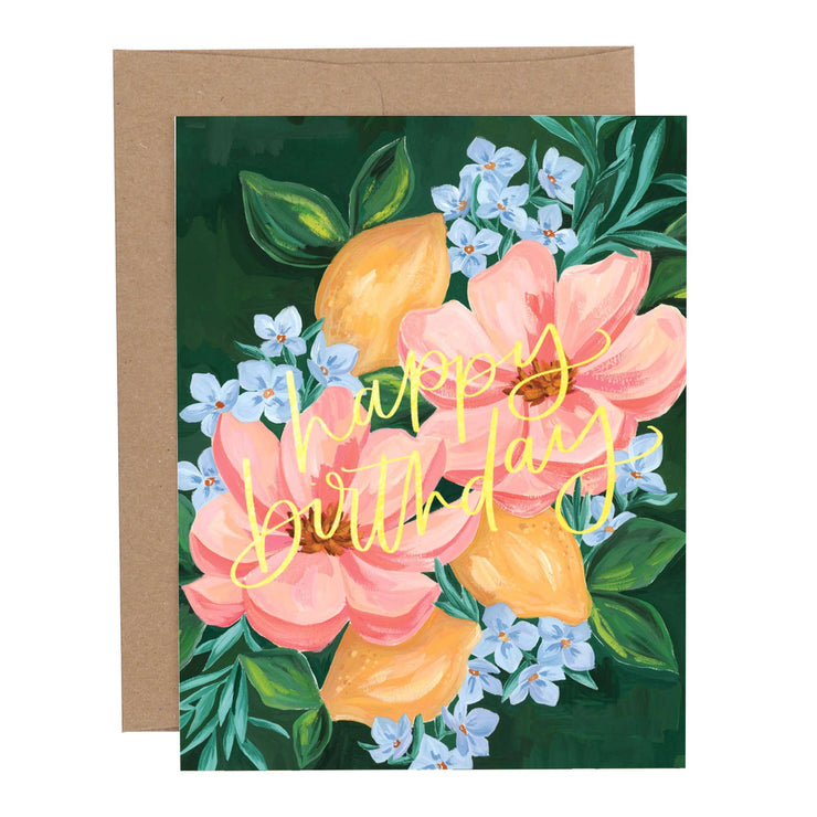 Birthday Card "Abaco Floral"