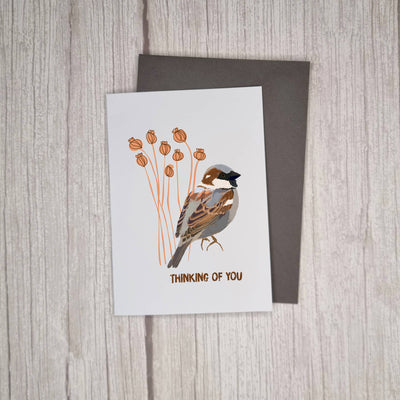 Sympathy Card "Sparrow"