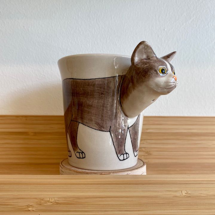 Ceramic Animal Mugs | Cats