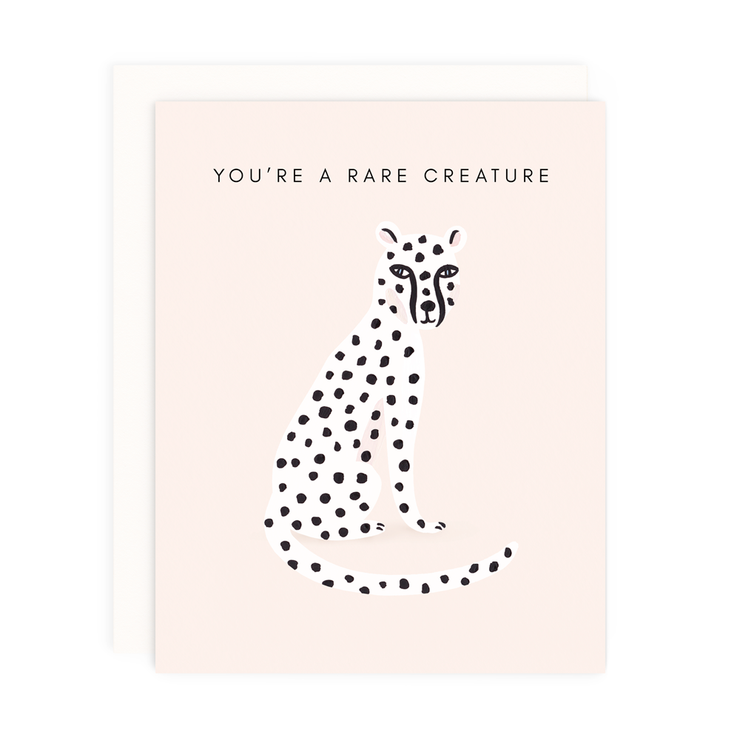 Love & Friendship Card "Rare Creature"