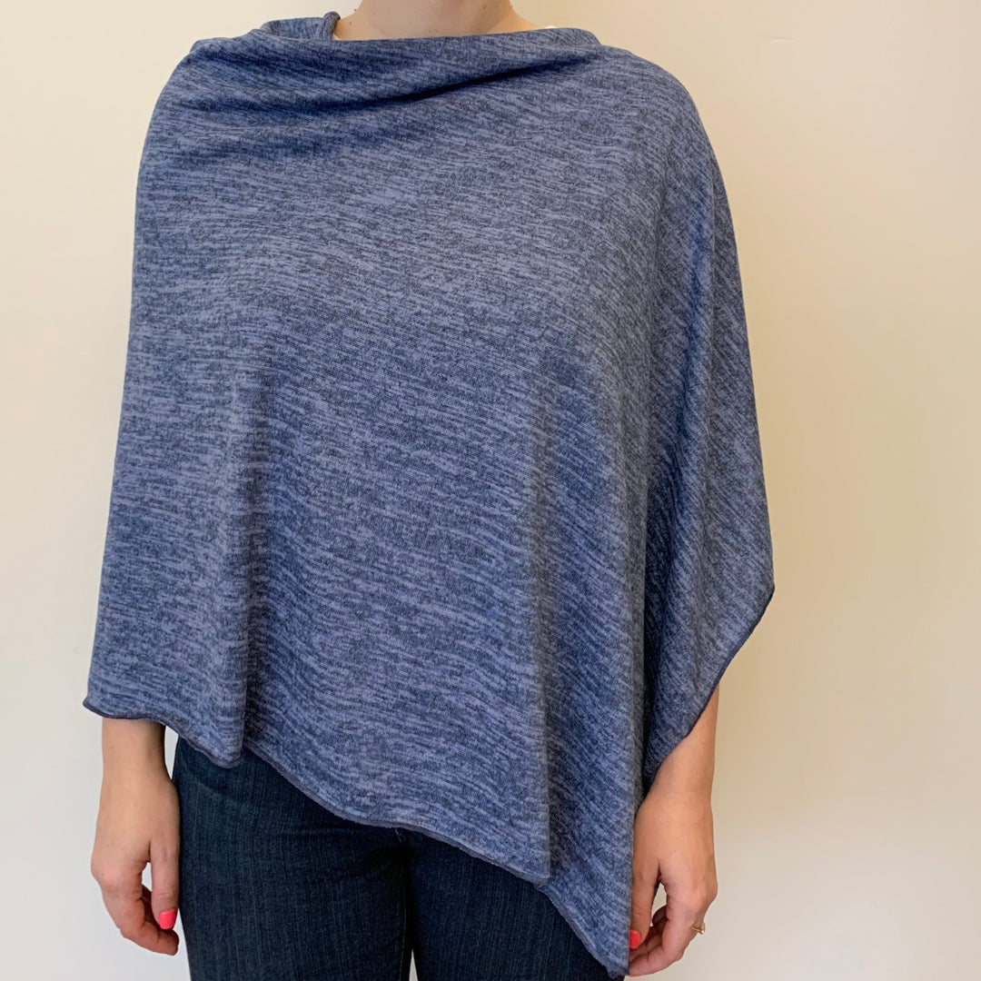 Heather Jersey Poncho