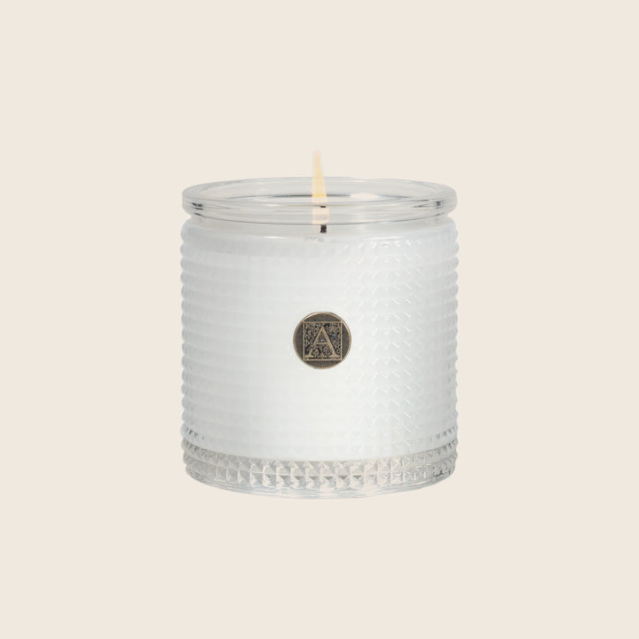 Aromatique Textured Glass Candle