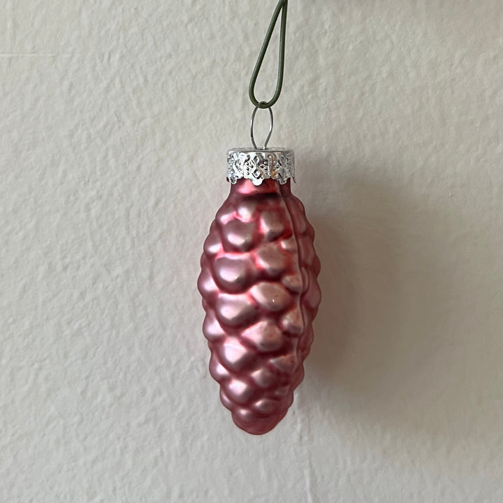 Glass Ornament "Pinecones"