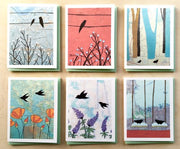 Boxed Blank Cards "Birds"